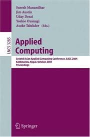 Tapa de Applied computing