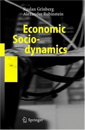 Tapa de Economic sociodynamics