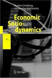 Tapa de Economic sociodynamics