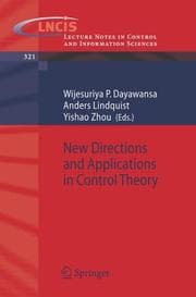 Tapa de New directions and applications in control and theory