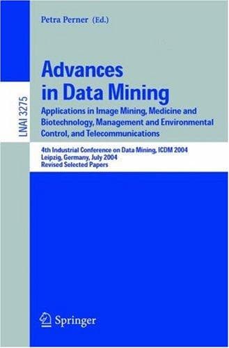 Tapa de Advances in Data Mining