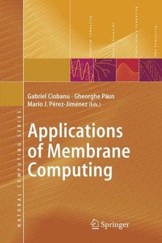 Tapa de Applications of membrane computing