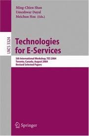 Tapa de Technologies for E-Services (vol. # 3324)