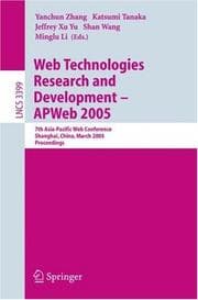 Tapa de Web technologies research and development, APWeb 2005