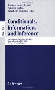 Tapa de Conditionals, information, and inference