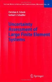 Tapa de Uncertainty assessment of large finite element systems