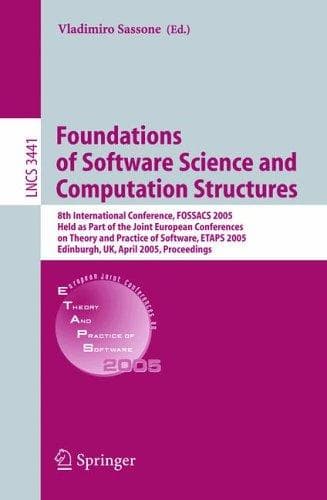 Tapa de Foundations of Software Science and Computational Structures