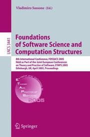 Tapa de Foundations of Software Science and Computational Structures