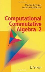 Tapa de Computational Commutative Algebra 2