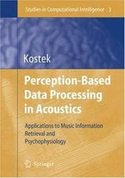 Tapa de Perception-Based Data Processing in Acoustics