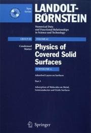 Tapa de Adsorption of Molecules on Metal, Semiconductor and Oxide Surfaces
