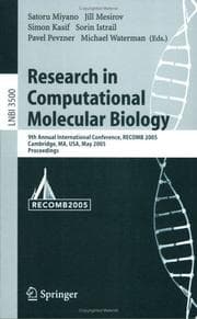 Tapa de Research in computational molecular biology