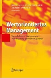 Tapa de Wertorientiertes Management