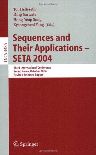 Tapa de Sequences and Their Applications - SETA 2004