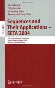 Tapa de Sequences and Their Applications - SETA 2004