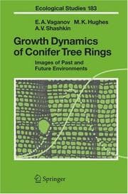 Tapa de Growth dynamics of conifer tree rings