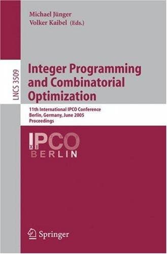 Tapa de Integer programming and combinatorial optimization