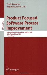 Tapa de Product Focused Software Process Improvement