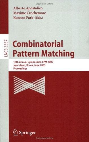 Tapa de Combinatorial pattern matching