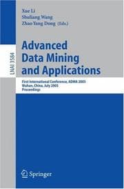Tapa de Advanced data mining and applications
