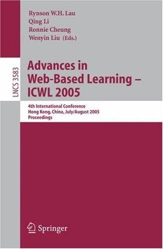 Tapa de Advances in web-based learning
