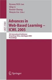 Tapa de Advances in web-based learning