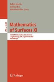 Tapa de Mathematics of surfaces XI