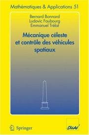 Tapa de Mecanique celeste et controle des vehicules spatiaux