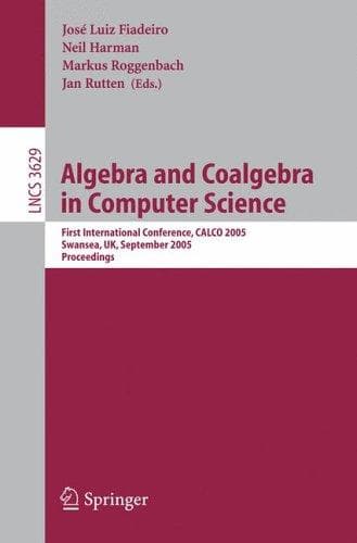 Tapa de Algebra and coalgebra in computer science