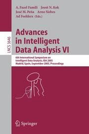 Tapa de Advances in intelligent data analysis VI