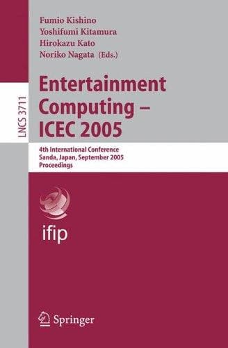 Tapa de Entertainment computing -- ICEC 2005