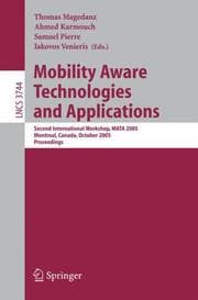 Tapa de Mobility aware technologies and applications