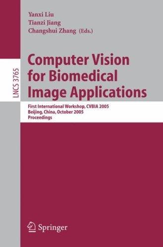 Tapa de Computer Vision for Biomedical Image Applications