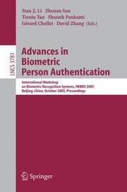 Tapa de Advances in biometric person authentication