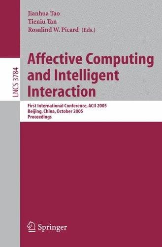 Tapa de Affective computing and intelligent interaction