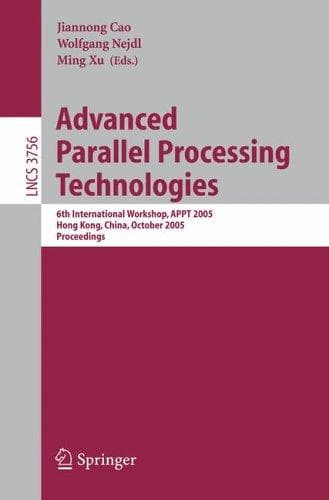 Tapa de Advanced parallel processing technologies