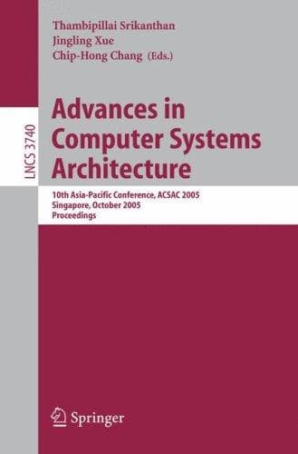 Tapa de Advances in Computer Systems Architecture (vol. # 3740)