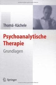 Tapa de Psychoanalytische Therapie