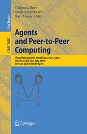 Tapa de Agents and Peer-to-Peer Computing (vol. # 3601)
