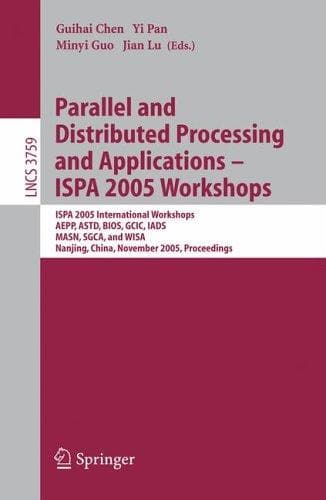 Tapa de Parallel and distributed processing and applications