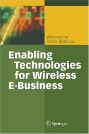 Tapa de Enabling Technologies for Wireless E-Business