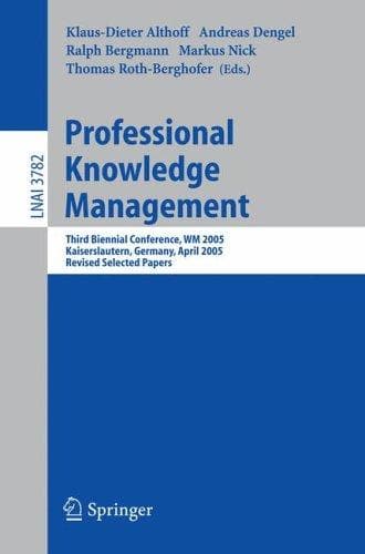 Tapa de Professional knowledge management