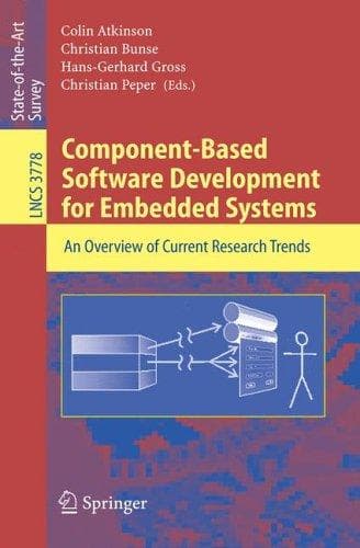 Tapa de Component-based software development for embedded systems