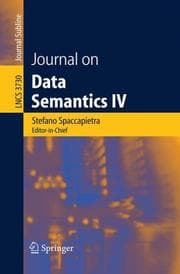 Tapa de Journal on Data Semantics IV