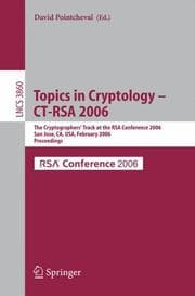 Tapa de Topics in Cryptology -- CT-RSA 2006