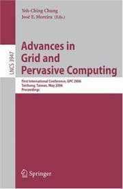 Tapa de Advances in grid and pervasive computing