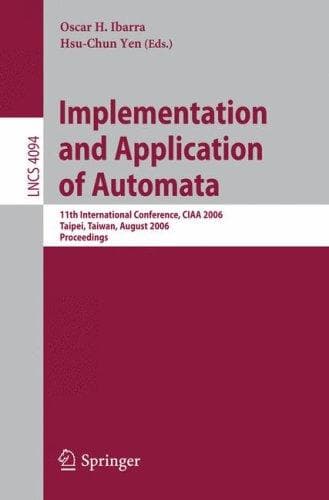 Tapa de Implementation and application of automata