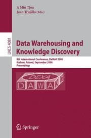 Tapa de Data warehousing and knowledge discovery