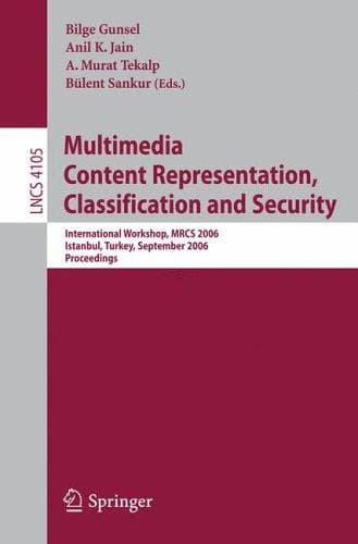 Tapa de Multimedia content representation, classification and security