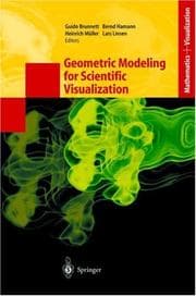 Tapa de Geometric modeling for scientific visualization